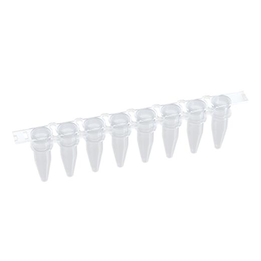 0.2 ml PCR 8联管（B款），含光学平盖，透明 商品图1