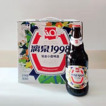 漓泉1998 瓶装铂金小度啤酒500mL 12瓶 * 商品图0