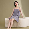 【会呼吸的胸垫！凉感吊带睡裙】24小时穿都不会闷，自带bre免穿文胸不尴尬，夏季带胸垫凉感睡衣家居服L 商品缩略图6