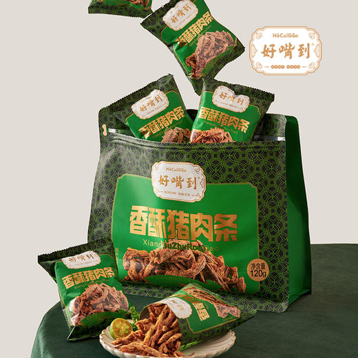 沈爷的宝贝好嘴到香酥猪肉条手撕猪肉干休闲零食茶点即食袋装120g 商品图2