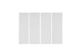 CHA-C130-10B 100*300mm 哑面哑光白模具面花砖