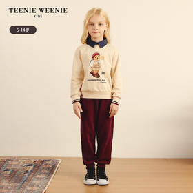 TeenieWeenie Kids小熊童装秋季童印花学院风百搭卫衣TKMW243854K