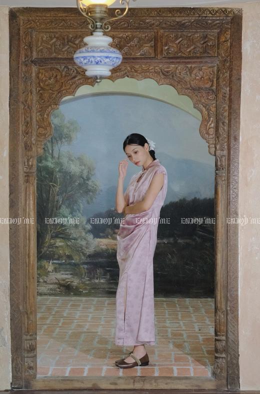 【门店同款】ENJOY夏季云敛-紫罗兰改良旗袍 158746460 商品图7