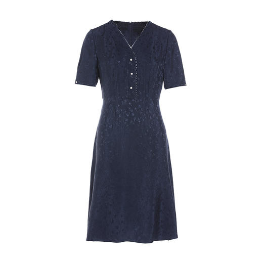 乔万尼夏季新款连衣裙法式气质提花设计EM2E763 商品图4