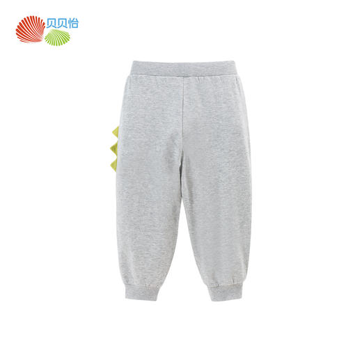 贝贝怡男童纯棉运动裤休闲卫裤2024秋季儿童裤子宽松中大童束脚裤ZB3DK018 商品图6