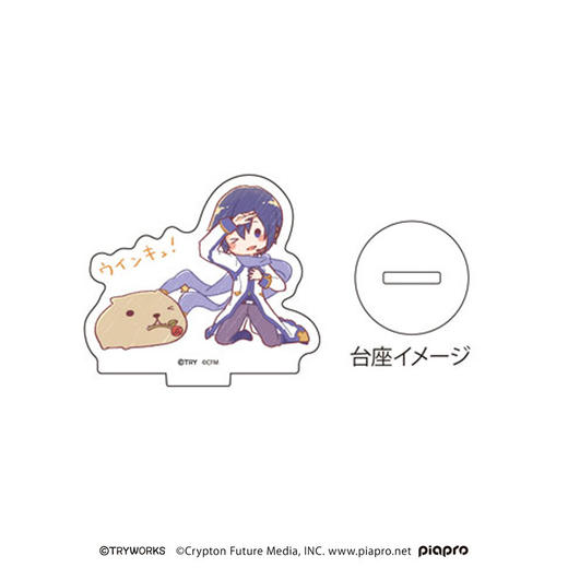 日本正版 A3初音家族&水豚 Q版迷你徽章立牌盲盒 周边谷子 商品图3