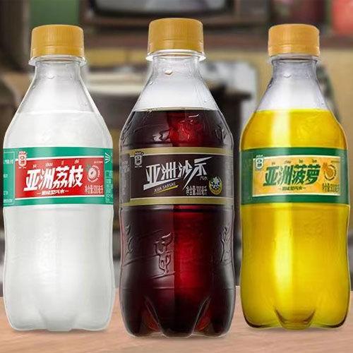亚洲菠萝果味型汽水300ml*12瓶 商品图1