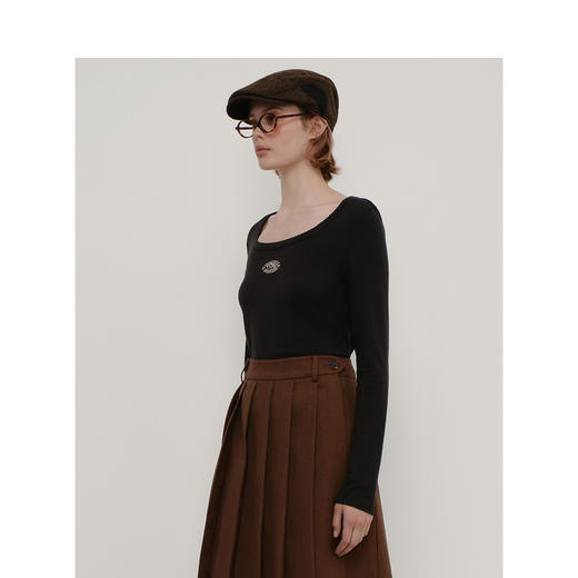 Teenie Weenie小熊字母长袖T恤女秋季t恤TTLA247808H 商品图1