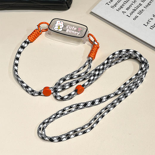 夏日ins风网红【背夹斜挎适用手机壳链条挂绳】通用挂脖可拆卸可调节手机挂绳 商品图9