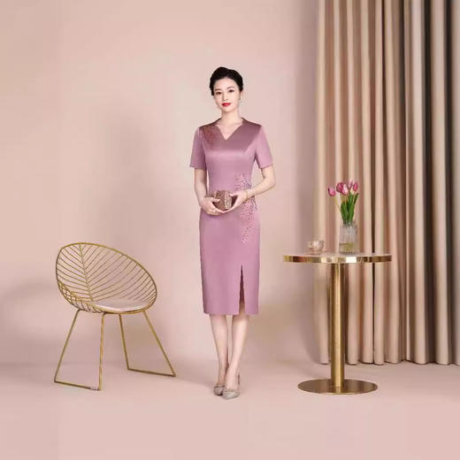 新款改良复古新国风旗袍，修身年轻晚礼服日常可穿GY5402 商品图3