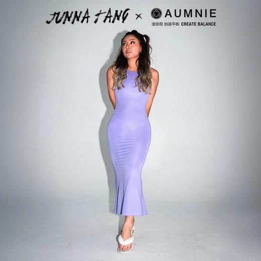 AUMNIE澳弥尼鱼尾微雕连衣裙包臀紧身性感气质修身款长裙高级感夏 商品图4