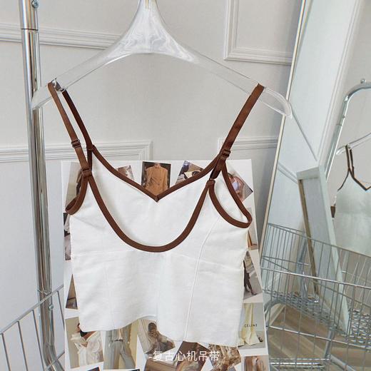 「数色可选！卡卡同款」美背裹胸抹胸 无缝带胸垫瑜伽运动背心夏季透气外穿内衣女 商品图3