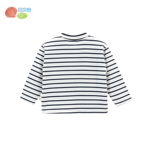 贝贝怡童装男童长袖t恤翻领POLO衫纯棉春秋新款儿童打底上衣秋装ZB3DS033 商品图8