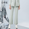 EITIE爱特爱秋季新款高腰西装裤舒适通勤纯色百搭裤子7505206 商品缩略图0