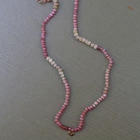 SpoiledBrat Jewelry18k渐变红蓝宝项链