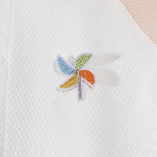 贝贝怡24新款男女宝宝连体衣长袖亲肤秋款透气连体衣爬服撞色宝宝哈衣ZB3DL018 商品图5