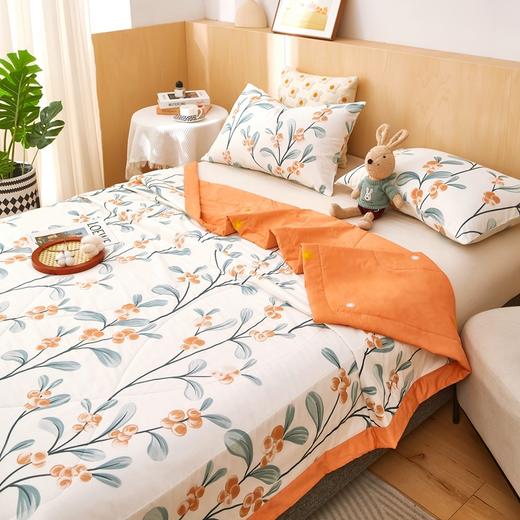 三泰龙 全棉夏凉被A类纯棉喷气新疆棉空调被单人可水洗夏凉被018 商品图3