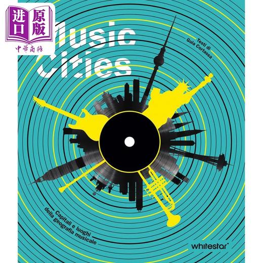 预售 【中商原版】Music Cities 进口艺术 音乐的城市地图 商品图0