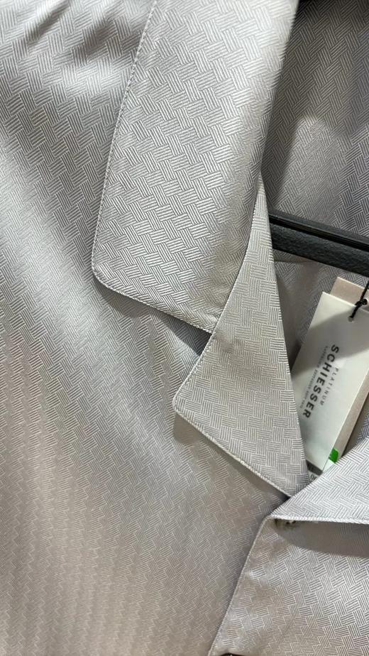 【100%桑蚕丝】SCHIESSER德国舒雅高端铂雅男士真丝睡衣短袖长裤套装95/16637H 商品图3