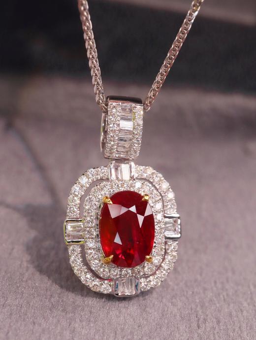 1.25ct 红宝石吊坠 商品图2