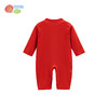 贝贝怡童装婴幼儿连体衣春秋大红新年哈衣男女宝宝百日周岁衣服ZB3DL024 商品缩略图5