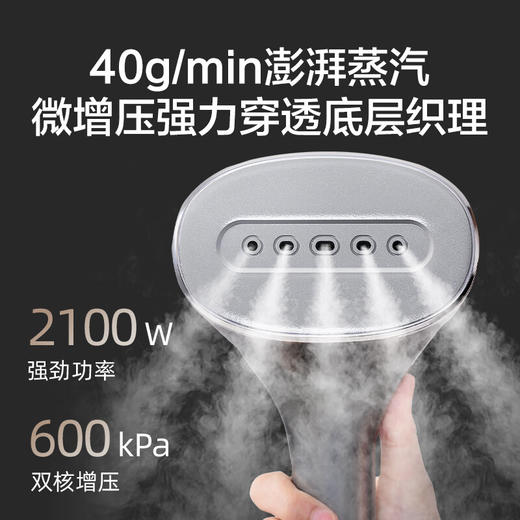 海尔【高端旗舰】立式挂烫机 AI智能识别衣物 手持电熨斗 家用商用服装店干洗店熨烫机HY-GSU1 商品图2
