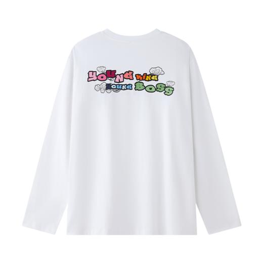 YKYB2025新款彩虹多巴胺趣味长款T恤 商品图5