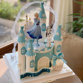 冰雪公主艾莎城堡蛋糕（至少提前2天预定）