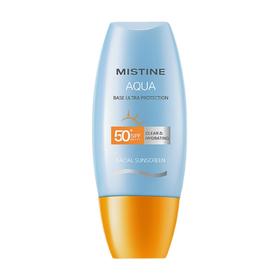 泰国 Mistine 小黄帽水润修护面部防晒乳 40ml SPF50+【清爽不闷痘】