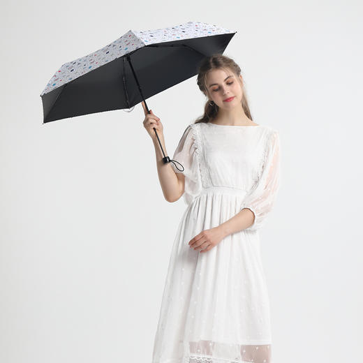 法国MC marieclaire超轻遮阳伞防晒伞便携黑胶防紫外线晴雨两用女 商品图5