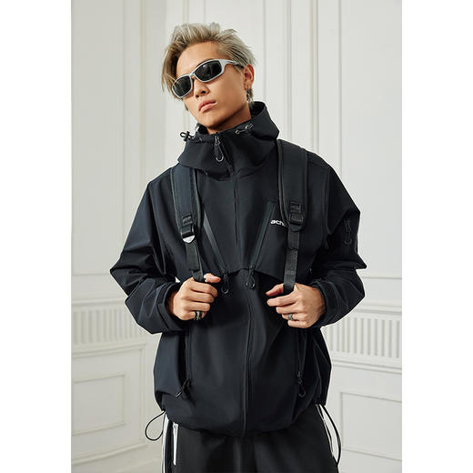 【Achock官方店】潮户外登山机能小众设计感露营连帽外套男 商品图1