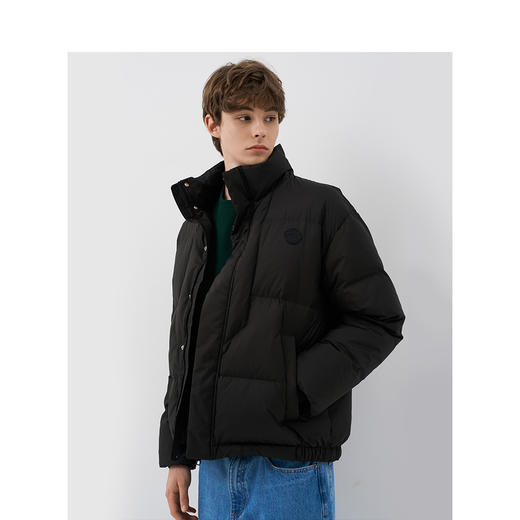 Teenie Weenie小熊男装冬季时尚宽松休闲立领羽绒服外套TNJD248923V 商品图3