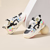 卡特兔童鞋儿童板鞋小白鞋2024秋季闪灯鞋旋转纽扣运动跑步鞋 商品缩略图3