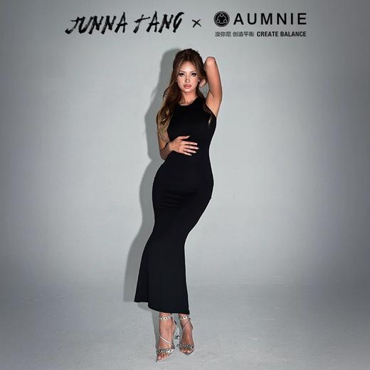 AUMNIE澳弥尼鱼尾微雕连衣裙包臀紧身性感气质修身款长裙高级感夏 商品图2