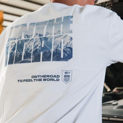 侣行 张昕宇梁红同款 一起见识T恤 宽松版重磅230克短袖 商品图1