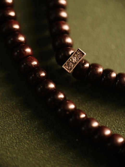 小叶紫檀苹果珠串珠 珠型0.8cm【器悟雅玩】 商品图3