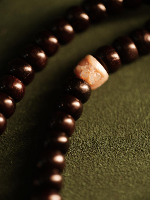 小叶紫檀苹果珠串珠 珠型0.8cm【器悟雅玩】 商品图4