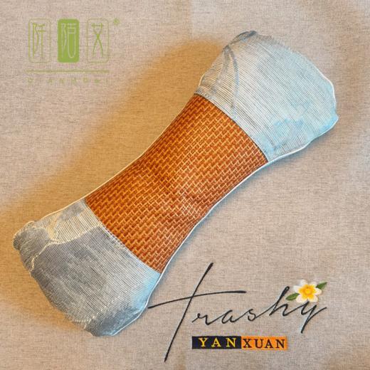 🖤【阡陌艾冰丝艾草枕】✔️1、艾叶护颈枕设计为骨头形状，可以很好的贴合颈椎曲线，🌵 商品图5