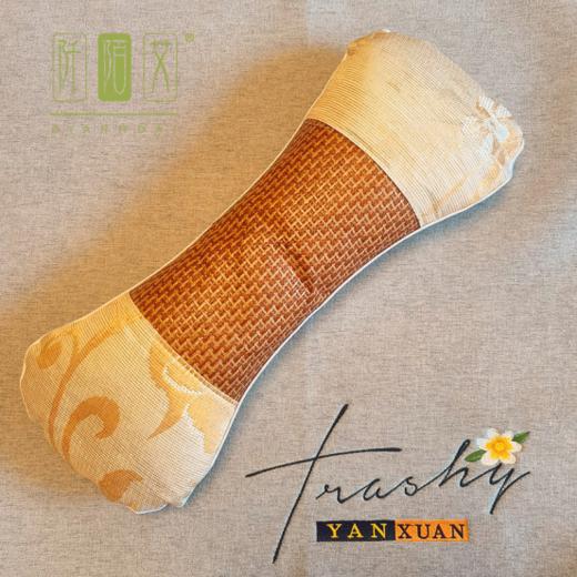 🖤【阡陌艾冰丝艾草枕】✔️1、艾叶护颈枕设计为骨头形状，可以很好的贴合颈椎曲线，🌵 商品图6