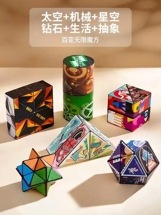 立体百变魔方减压玩具几何3b无限魔方儿童玩具 商品图11