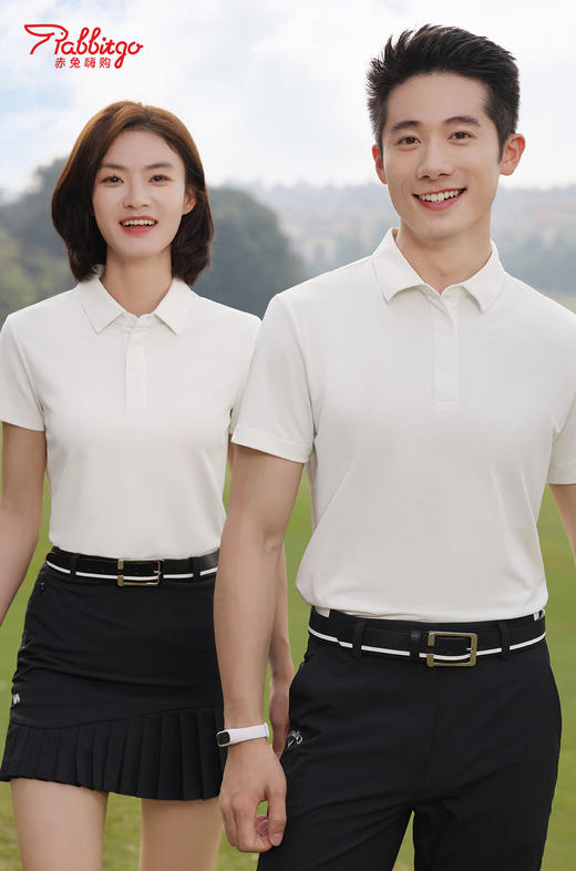 赤兔嗨购5A抗菌POLO衫商务轻运动男女同款24年新品正肩短袖 商品图6
