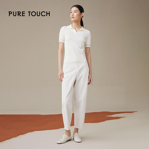 pure touch女士针织短袖上衣1346243341 商品图1