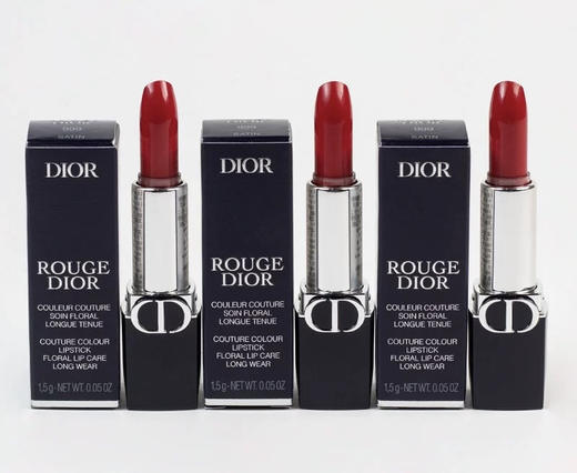 【中小样】DIOR迪奥烈艳蓝金唇膏999（缎光）1.5g口红 商品图5