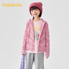 巴拉巴拉女童外套新款秋装中大童短款运动连帽条纹儿童上衣潮 商品缩略图2
