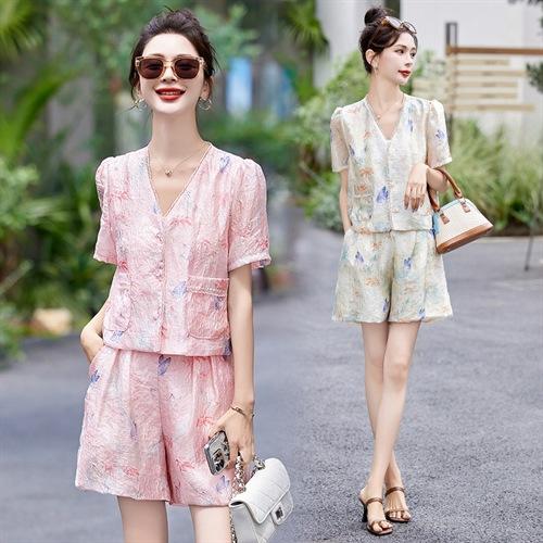 新款时尚流行新花色两件套套装BBL2861 商品图3