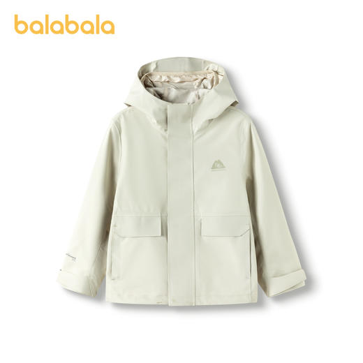 【bp】巴拉巴拉功能运动秋硬核户外冲锋衣男女童防风防水外套 商品图4