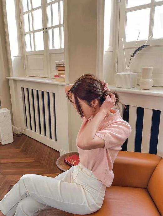 温柔baby水仙亚麻针织衫 商品图7