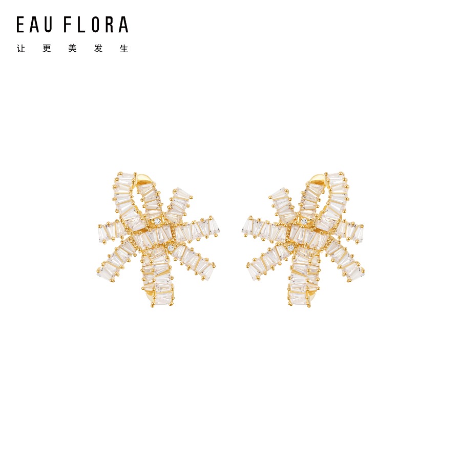 『烟花』立体彩锆璀璨耳环