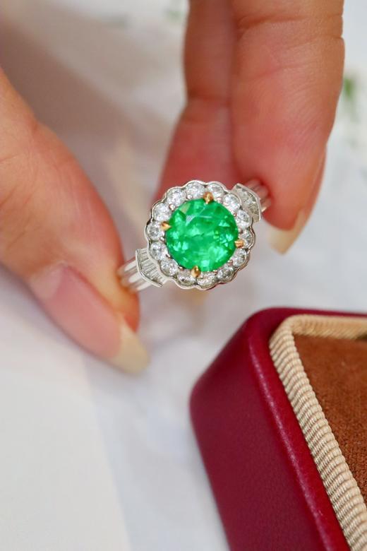 1.33ct 祖母绿戒指 商品图5