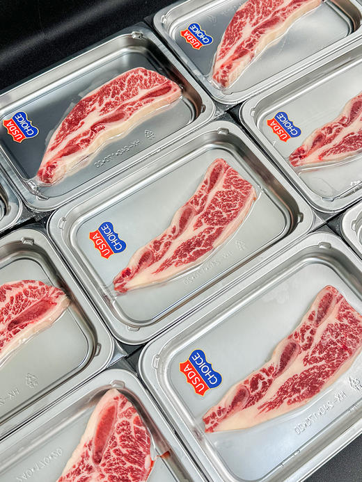 带骨肉更香安格斯雪花牛仔骨500g（3-4盘装）肉质细腻多汁 脂香四溢 商品图1